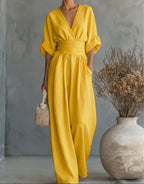 Grace | Wrap-Front Jumpsuit