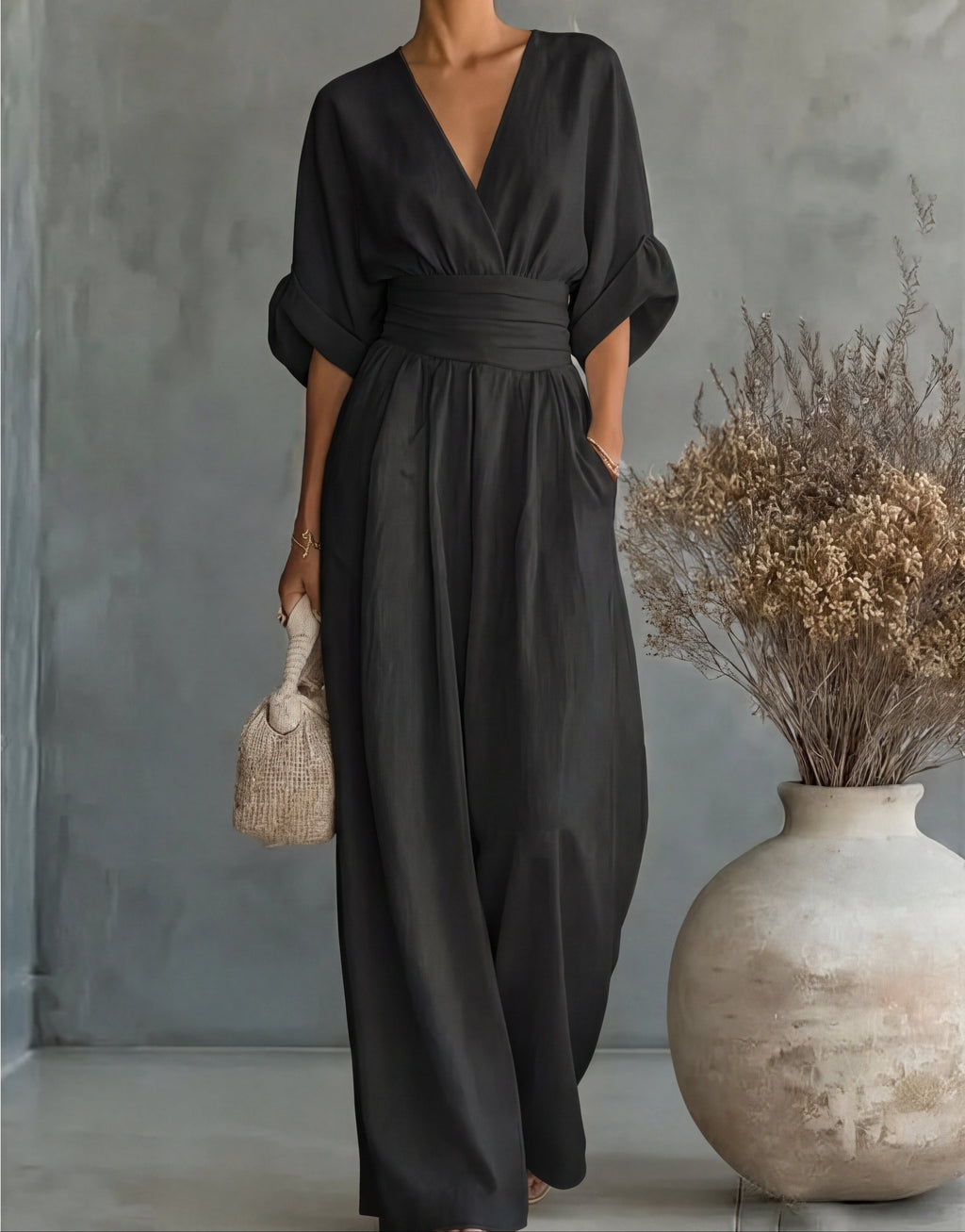 Grace | Wrap-Front Jumpsuit