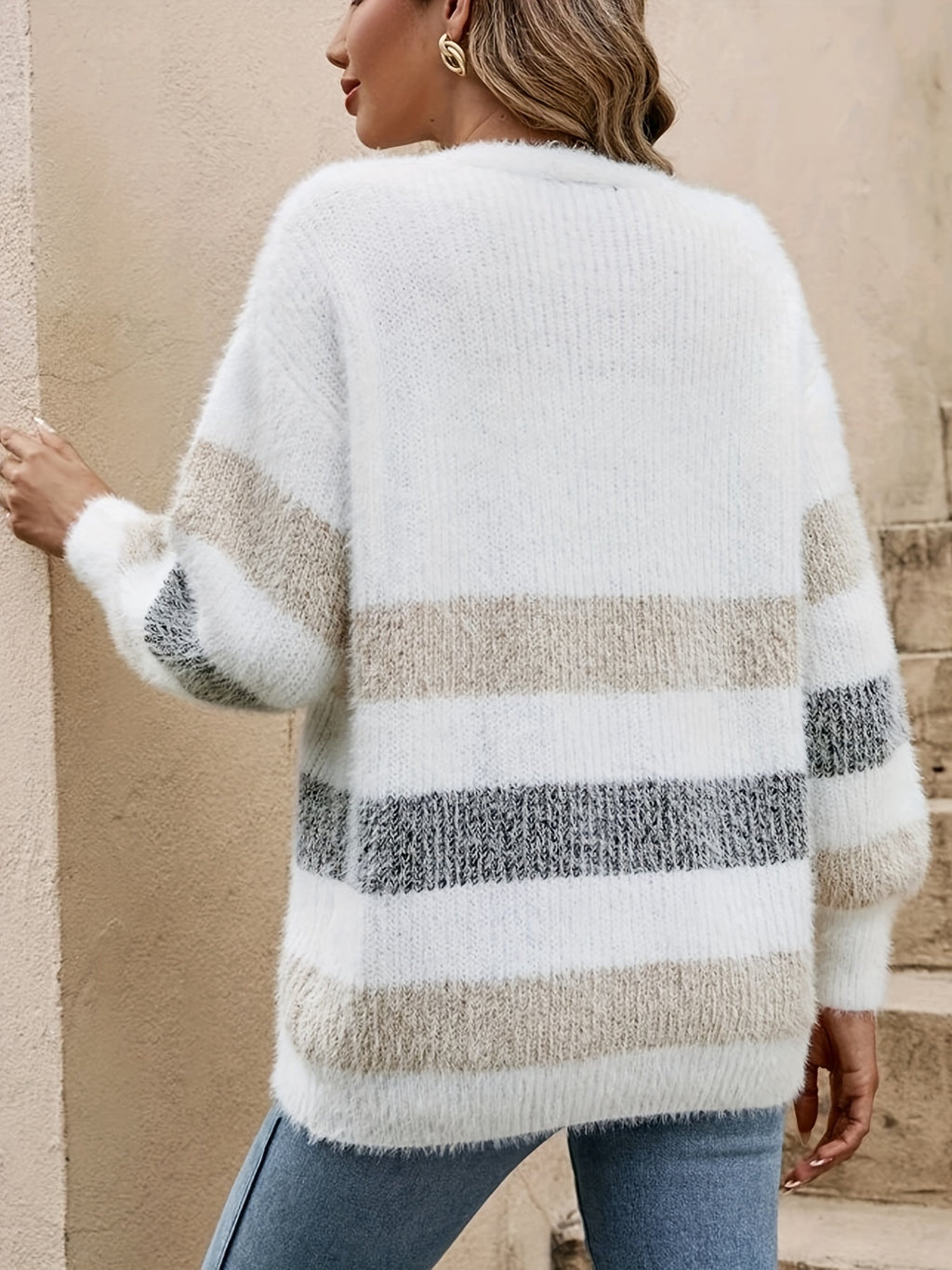 Amélie™ French-Inspired Striped Cardigan