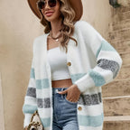 Amélie™ French-Inspired Striped Cardigan