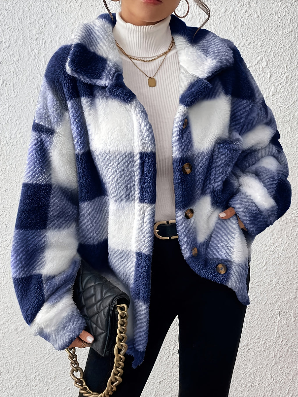 Marlowe™ Cosy Plaid Jacket