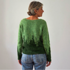 Women’s Forest Graphic Knit Pullover Sweater