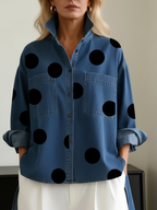 SUZY | POLKA DOT OVERSHIRT