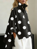 SUZY | POLKA DOT OVERSHIRT