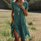 TAMIKA™ – Chic Short Sleeve Dress