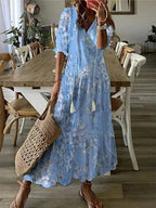 CASSIA™ - Boho Tummy Coverage Dress